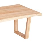 ΤΡΑΠΕΖΙ ΤΡΑΠΕΖΑΡΙΑΣ LEOPOLD HM9933.02 ΜΑΣΙΦ ΞΥΛΟ ΤΕΑΚ-ΑΝΟΙΧΤΟ ΦΥΣΙΚΟ 200,5x107x76Yεκ - Image 5