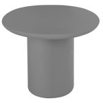 ΤΡΑΠΕΖΙ ΤΡΑΠΕΖΑΡΙΑΣ FIBER CEMENT ΟΒΑΛ BRECCAN HM6577.01 ΓΚΡΙ 240x100x75Υεκ. - Image 4