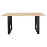 ΤΡΑΠΕΖΙ ΤΡΑΠΕΖΑΡΙΑΣ SOFIA SLIM HM8500.21 ΜΑΣΙΦ ΞΥΛΟ ΑΚΑΚΙΑΣ 160x92x78Υεκ. - Image 3
