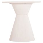 ΤΡΑΠΕΖΙ ΤΡΑΠΕΖΑΡΙΑΣ ΣΤΡΟΓΓΥΛΟ ΣΕΙΡΑ SANTORINI HM18055 MDF ΥΠΟΛΕΥΚΟ ΧΡΩΜΑ Φ77x76Υεκ. - Image 4