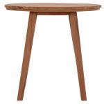 TΡΑΠΕΖΙ ΤΡΑΠΕΖΑΡΙΑΣ ΣΤΡΟΓΓΥΛΟ DANTE HM6379 ΞΥΛΟ TEAK Φ80x75Υεκ. - Image 3
