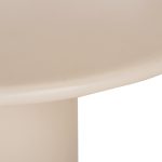 ΤΡΑΠΕΖΙ ΤΡΑΠΕΖΑΡΙΑΣ FIBER CEMENT ΣΤΡΟΓΓΥΛΟ KAZVIN HM6582.02 ΜΠΕΖ Φ130x73Υεκ - Image 6