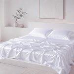 Σετ σεντόνια bamboo 300TC (270cm x 290cm) λευκό SilkFashion