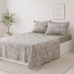 Σετ σεντόνια βαμβακερά 200TC (160cm x 200cm + 35cm) nobilis SilkFashion