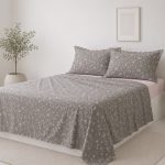 Σετ σεντόνια βαμβακερά 200TC (160cm x 200cm + 35cm) whisper SilkFashion