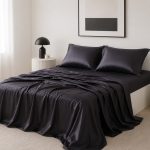 Σετ σεντόνια bamboo 300TC (270cm x 290cm) σκούρο γκρί SilkFashion