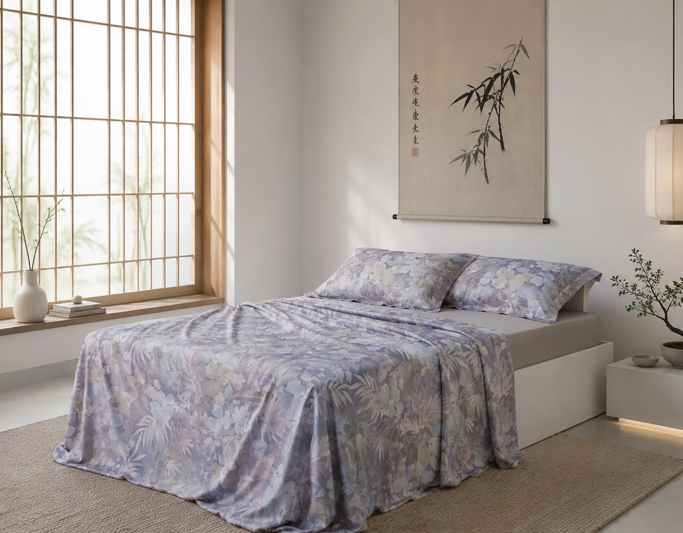 6663 Σετ σεντόνια tencel 300TC (160cm x 200cm + 40cm) lume SilkFashion - Image 1
