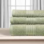 Βαμβακερή πετσέτα OPAL 500gsm (40cm x 60cm) khaki SilkFashion