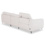 ΚΑΝΑΠΕΣ ΔΕΞΙΑ ΓΩΝΙΑ 3Θ ΜΕ RECLINE VALENTE HM3317.02R ΜΠΕΖ ΥΦΑΣΜΑ 275x160x104Yεκ - Image 5