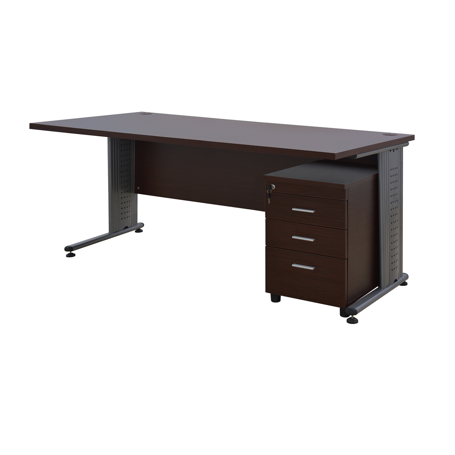 set-grafeioy-2tmch-se-chroma-wenge-fb102 ΣΕΤ ΓΡΑΦΕΙΟΥ 2ΤΜΧ ΣΕ ΧΡΩΜΑ WENGE HM10211.02 - Image 1