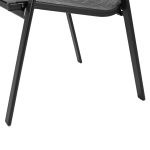 ΣΕΤ ΤΡΑΠΕΖΑΡΙΑΣ 5ΤΜΧ ADAM HM10897.01 ΤΡΑΠΕΖΙ 110x60εκ & 4 ΠΟΛΥΘΡΟΝΕΣ--ΓΚΡΙ - Image 6