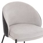ΣΕΤ ΤΡΑΠΕΖΑΡΙΑΣ 5ΤΜΧ DETTON HM10940.01 ΚΕΡΑΜΙΚΟ TOP--ΥΦΑΣΜΑ ΓΚΡΙ & ΜΕΤΑΛ.ΠΟΔΙΑ ΜΑΥΡΑ - Image 5