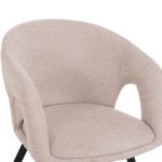 ΣΕΤ ΤΡΑΠΕΖΑΡΙΑΣ ΕΣ. ΧΩΡΟΥ 5ΤΜΧ CORNEL HM10954.02 ΛΕΥΚΟ ΜΑΡΜΑΡΟ TOP-ΜΠΕΖ ΥΦΑΣΜΑ - Image 4
