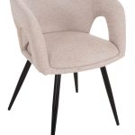 ΣΕΤ ΤΡΑΠΕΖΑΡΙΑΣ ΕΣ. ΧΩΡΟΥ 5ΤΜΧ CORNEL HM10954.02 ΛΕΥΚΟ ΜΑΡΜΑΡΟ TOP-ΜΠΕΖ ΥΦΑΣΜΑ - Image 5