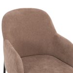 ΣΕΤ ΤΡΑΠΕΖΑΡΙΑΣ ΕΣ.ΧΩΡΟΥ 9ΤΜΧ RINER HM10959.03 MDF ΚΑΡΥΔΙ--ΥΦΑΣΜΑ TAUPE - Image 4