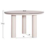ΣΕΤ ΤΡΑΠΕΖΑΡΙΑΣ ΕΞ.ΧΩΡΟΥ 5ΤΜΧ STREAM HM11004.02 ΑΛΟΥΜ. ΚΡΕΜ--ΣΧΟΙΝΙ-OLEFIN ΜΠΕΖ - Image 2